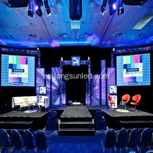 Pantalla LED de escenario HD a todo color para interiores